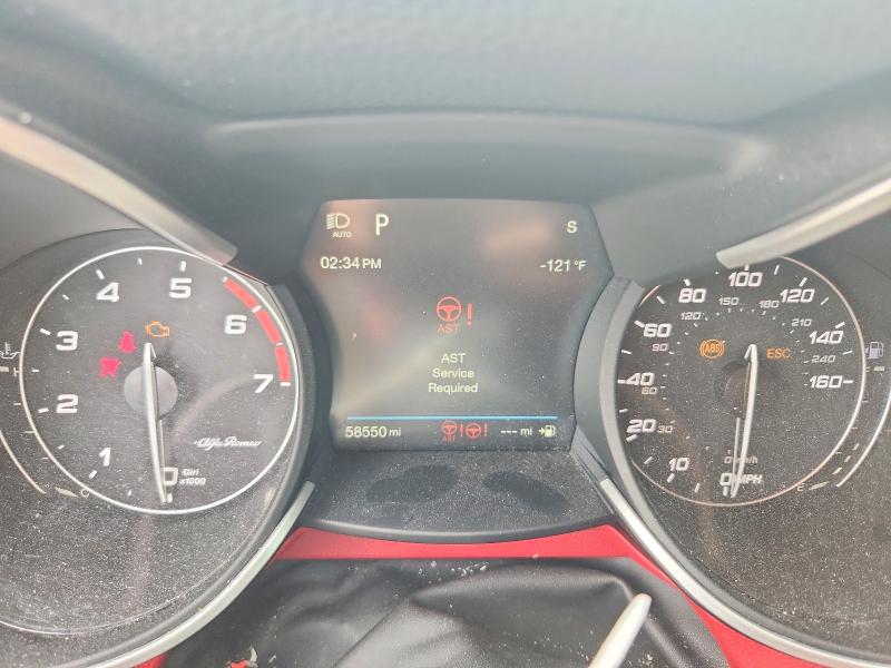 2019 Alfa romeo Stelvio VIN ZASPAKAN4K7C70562 COPART salvage auction — WATER/FLOOD, Ma - Cert Of Title-Flood Salvage, sold $3,650 on 2026-08-19 (photo 9)