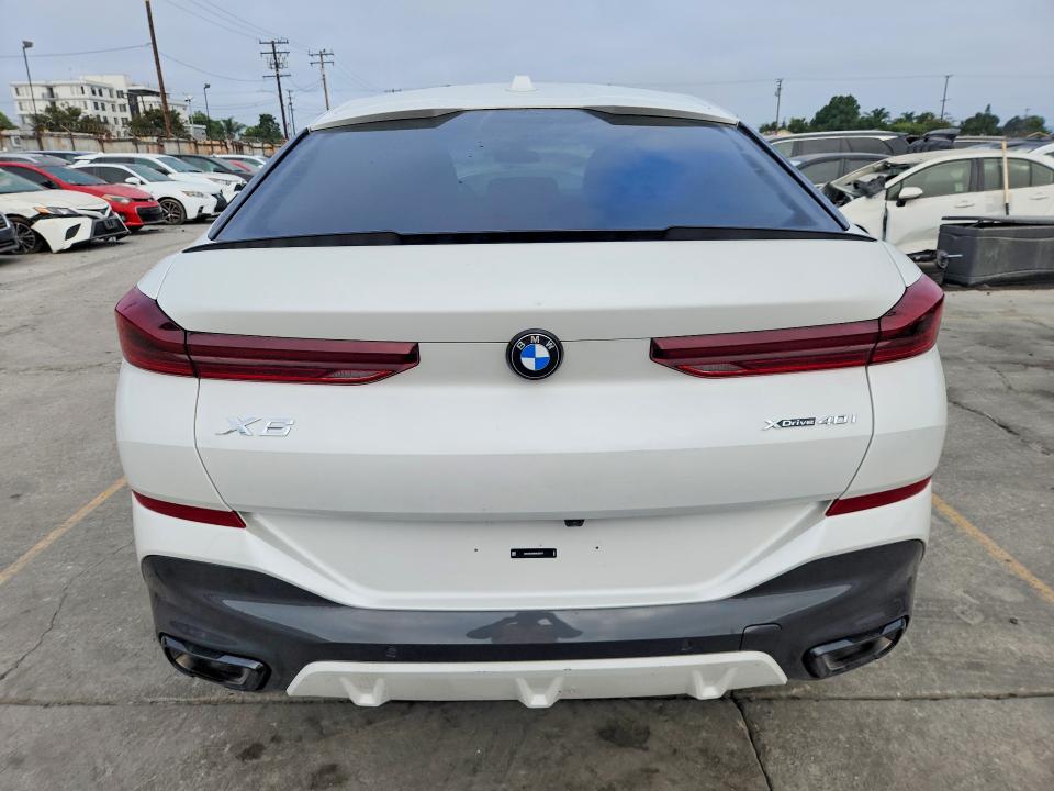 2024 BMW X6 VIN 5UX33EX06R9U92371 COPART salvage auction — FRONT END, FL - DIS/DLR/EXP ONLY CLEAN TITLE, sold $38,250 on 2026-07-27 (photo 6)