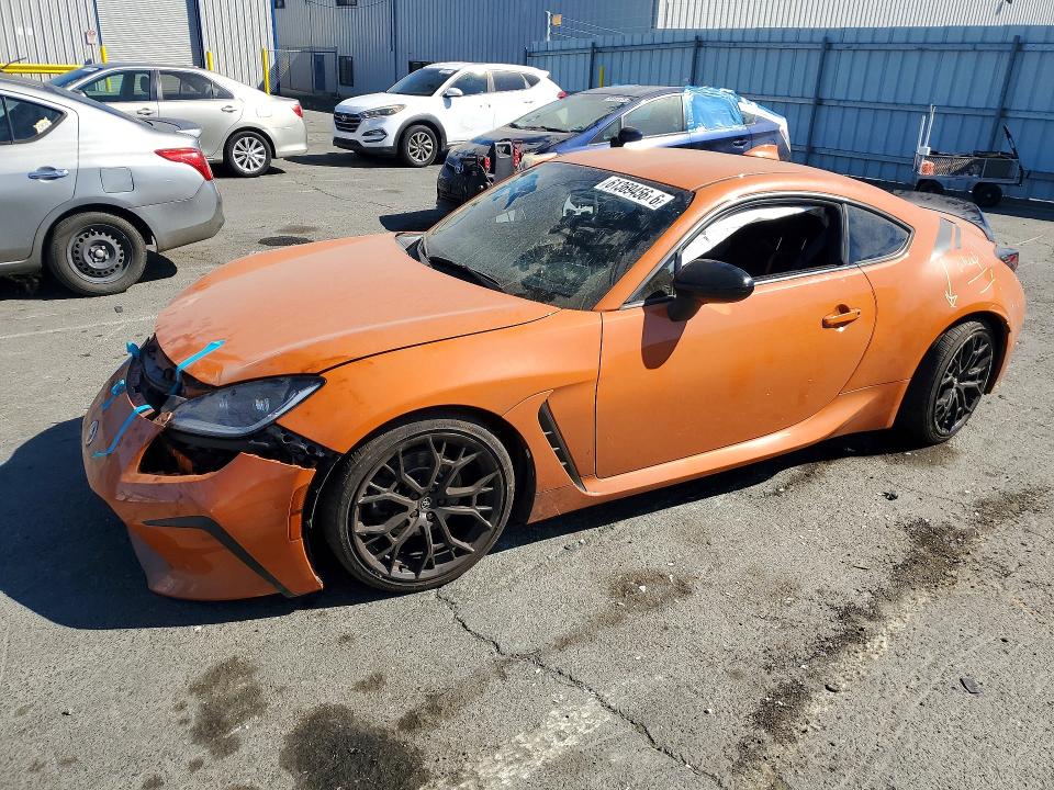 2023 Toyota Gr 86 VIN JF1ZNBG19P9755209 COPART salvage auction — FRONT END, Ca - Salvage Certificate, sold $9,200 on 2026-07-24 (photo 1)