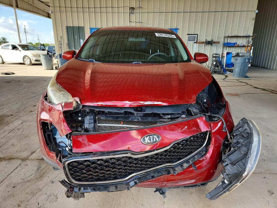 2018 Kia Sportage VIN KNDPMCAC2J7361574 COPART salvage auction — FRONT END, FL - CERT OF TITLE SLVG REBUILDABLE, sold $2,650 on 2026-07-22 (photo 5)