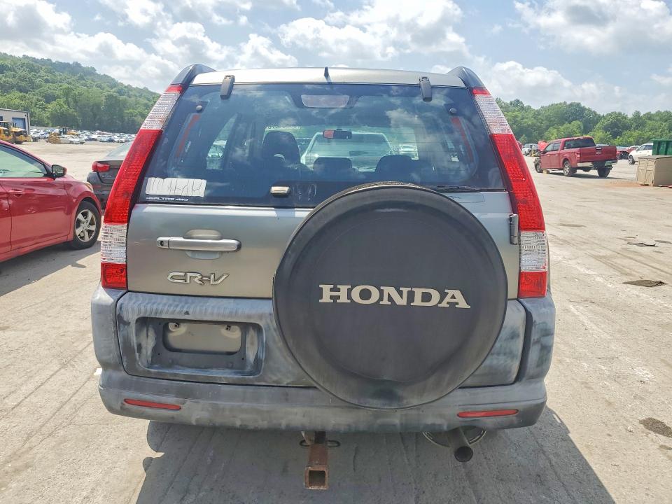 2006 Honda Cr-v VIN JHLRD78586C029261 COPART salvage auction — MINOR DENT/SCRATCHES, Wv - Certificate Of Title, sold $800 on 2026-07-09 (photo 6)