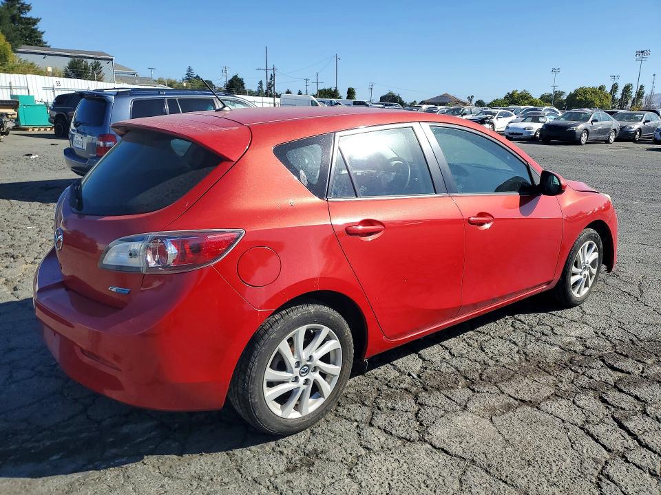 2013 Mazda 3 VIN JM1BL1LP4D1821276 COPART salvage auction — FRONT END, Ca - Salvage Certificate, sold $425 on 2026-07-24 (photo 3)