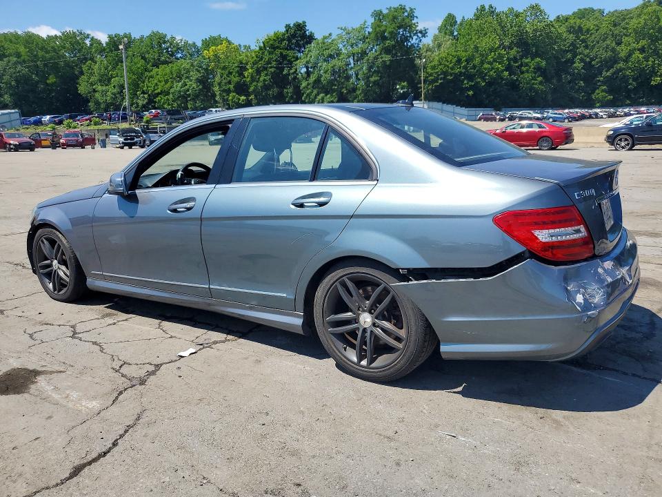 2012 Mercedes-benz C-klasse VIN WDDGF8BB3CR208888 COPART salvage auction — FRONT END, Ny - Mv-907A Salvage Certificate, sold $600 on 2026-07-28 (photo 2)