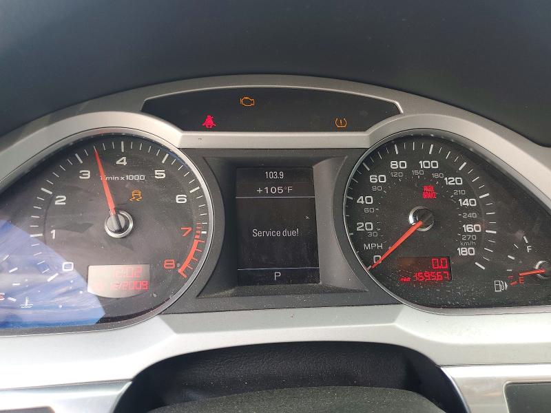 2010 Audi A6 VIN WAUKGAFB2AN066439 COPART salvage auction — FRONT END, NV - SALVAGE TITLE, sold $125 on 2026-07-27 (photo 9)