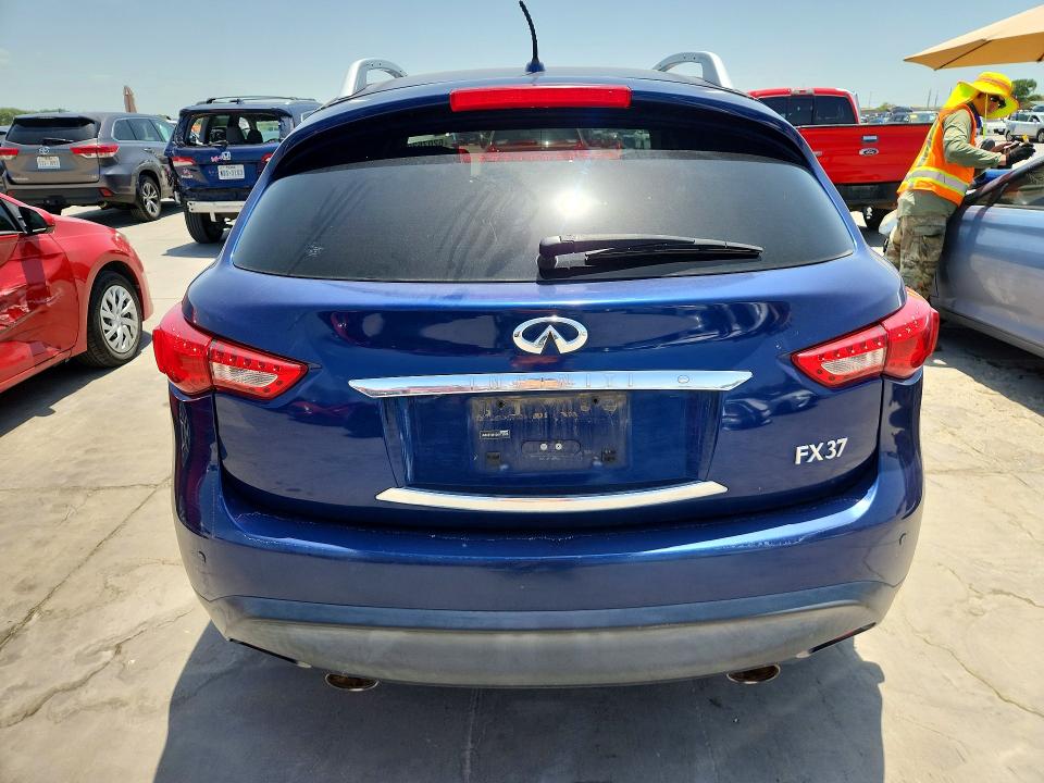 2013 Infiniti Fx VIN JN8CS1MW1DM173668 COPART salvage auction — NORMAL WEAR, Tx - Cert Of Title-Rebuilt Salvage, sold $250 on 2026-07-27 (photo 6)