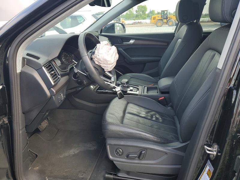 2021 Audi Q5 VIN WA1AAAFY4M2078919 COPART salvage auction — FRONT END, Oh - Cert Of Title-Salvage, sold $4,300 on 2026-07-09 (photo 7)