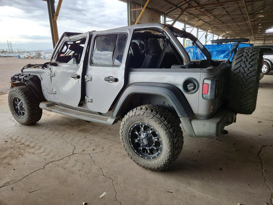 2018 Jeep Wrangler / VIN 1C4HJXDN6JW142415 COPART salvage auction — FRONT END, AZ - CERTIFICATE OF TITLE, sold $7,400 on 2026-07-29 (photo 2)
