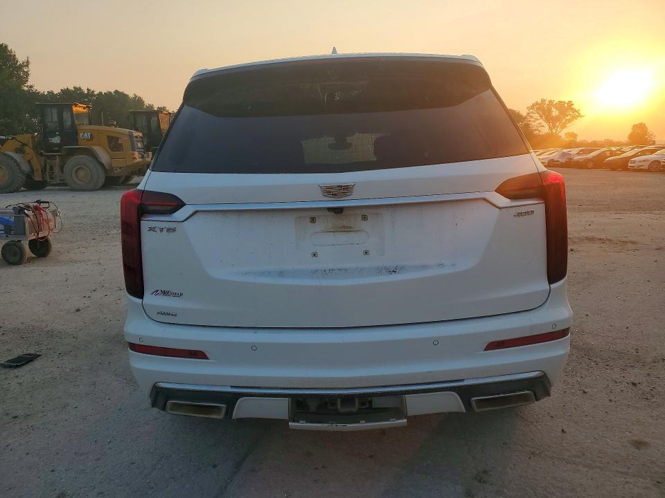2021 Cadillac Xt6 VIN 1GYKPDRS5MZ114586 COPART salvage auction — FRONT END, IA - CERT OF TITLE-SALVAGE TITLE, sold $0 on 2026-09-28 (photo 6)