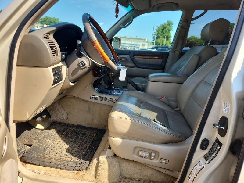 2007 Lexus Lx 470 VIN JTJHT00W474023277 COPART salvage auction — SIDE, Ct - Certificate Of Title (P), sold $7,900 on 2026-07-27 (photo 7)
