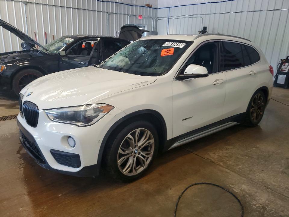 2017 BMW X1 VIN WBXHU7C37H5H37190 COPART salvage auction — FRONT END, WV - CERTIFICATE OF TITLE, sold $400 on 2026-07-23 (photo 1)