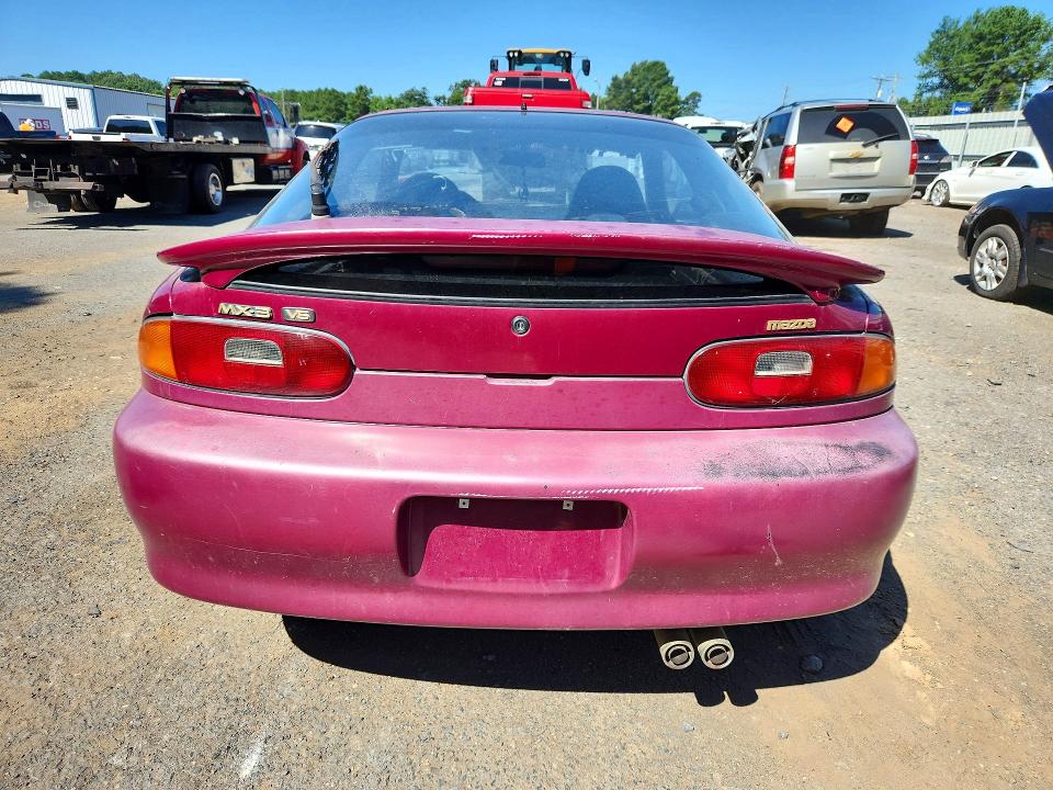 1993 Mazda Mx-3 VIN JM1EC4325P0234372 COPART salvage auction — MECHANICAL, LA - CERT OF TITLE-RECONSTRUCTED, sold $300 on 2026-07-23 (photo 6)