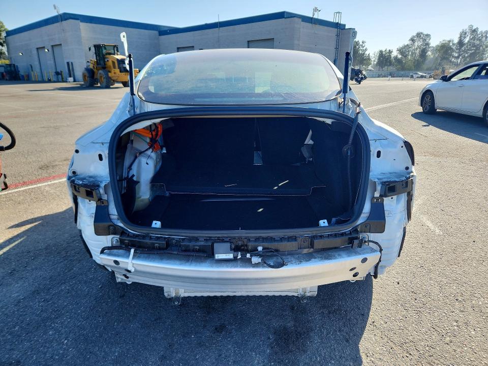 2020 Tesla Model 3 VIN 5YJ3E1EB5LF619732 COPART salvage auction — REAR END, Ca - Salvage Certificate, sold $4,900 on 2026-07-16 (photo 6)