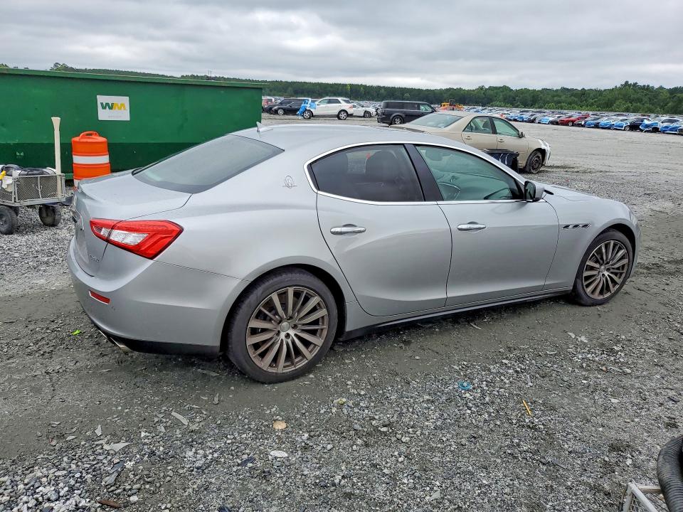 2015 Maserati Ghibli VIN ZAM57RTA1F1135402 COPART salvage auction — MECHANICAL, Sc - Certificate Of Title, sold $2,400 on 2026-08-05 (photo 3)