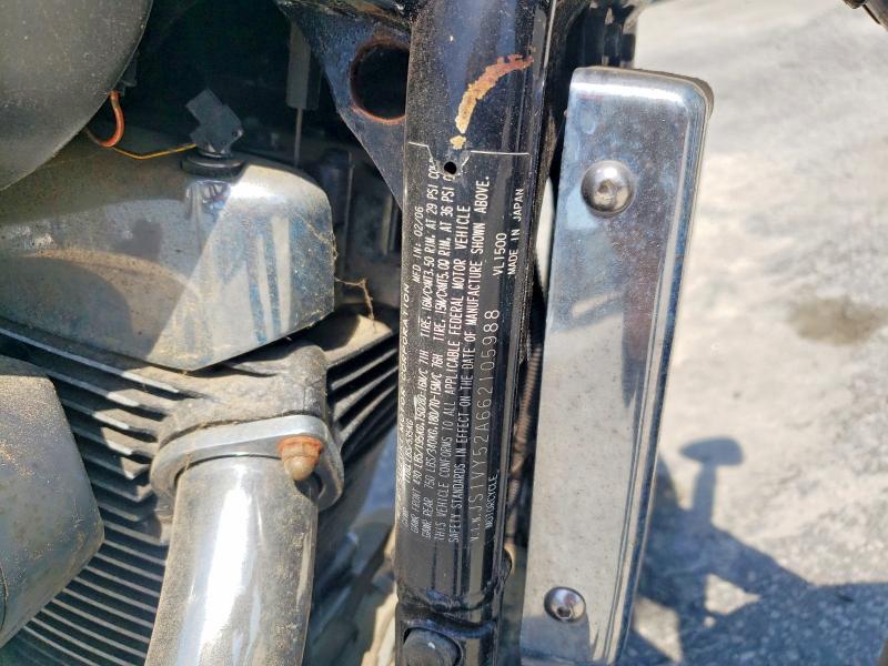 2006 Suzuki C90 VIN JS1VY52A662105988 COPART salvage auction — STRIPPED, NC - DEALER ONLY CLEAN TITLE, sold $175 on 2026-07-14 (photo 8)