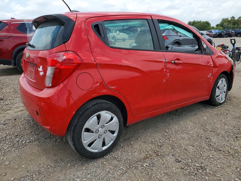 2018 Chevrolet Spark VIN KL8CA6SA5JC479897 COPART salvage auction — ROLLOVER, Tx - Salvage Vehicle Title, sold $1,050 on 2026-07-29 (photo 3)