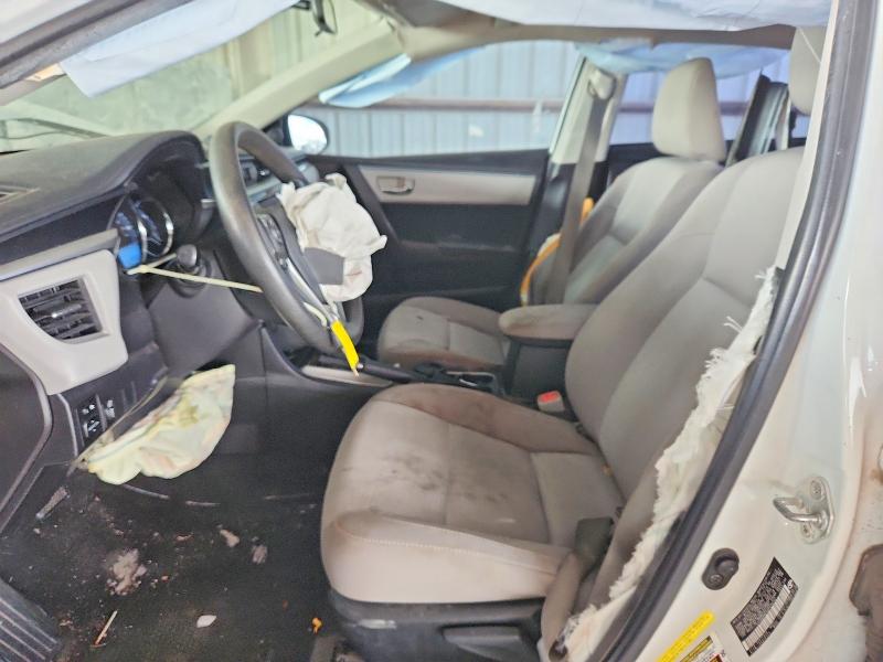 2016 Toyota Corolla VIN 5YFBURHE4GP419762 COPART salvage auction — FRONT END, TX - SALVAGE VEHICLE TITLE (P), sold $800 on 2026-07-17 (photo 7)