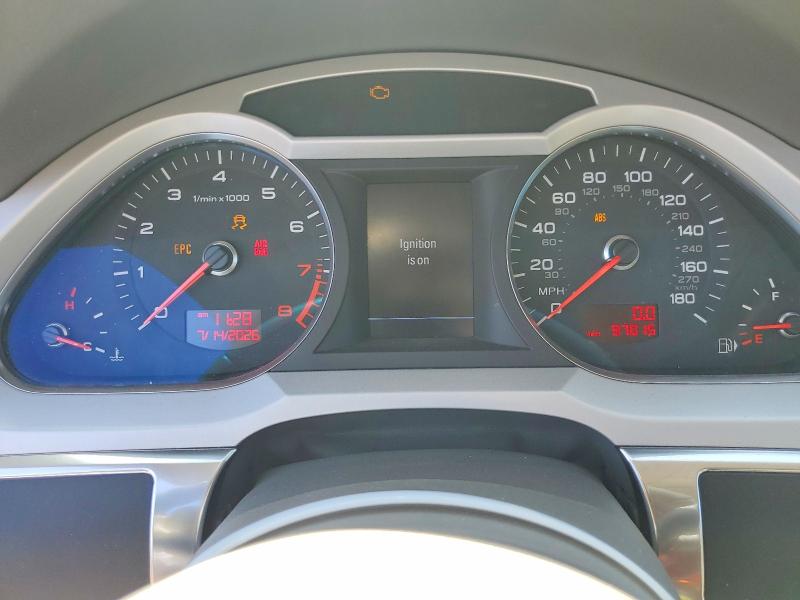 2010 Audi A6 VIN WAUKGAFB3AN026158 COPART salvage auction — FRONT END, CA - SALVAGE CERTIFICATE, sold $400 on 2026-07-22 (photo 9)