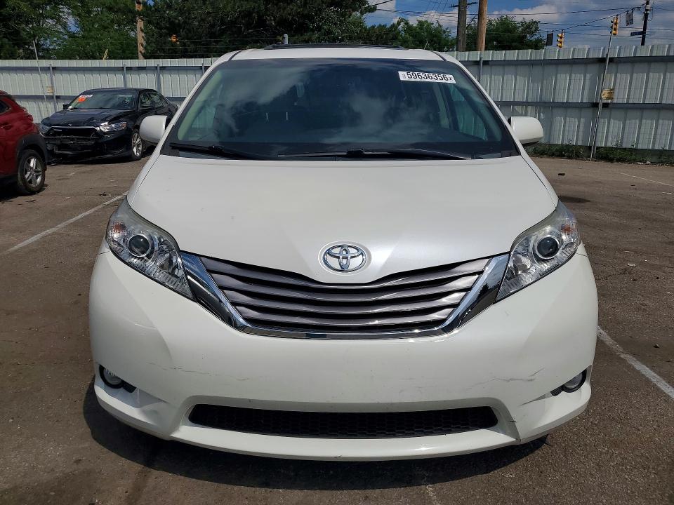 2015 Toyota Sienna VIN 5TDYK3DC5FS684214 COPART salvage auction — REAR END, St - Salvage Title, sold $6,200 on 2026-07-15 (photo 5)