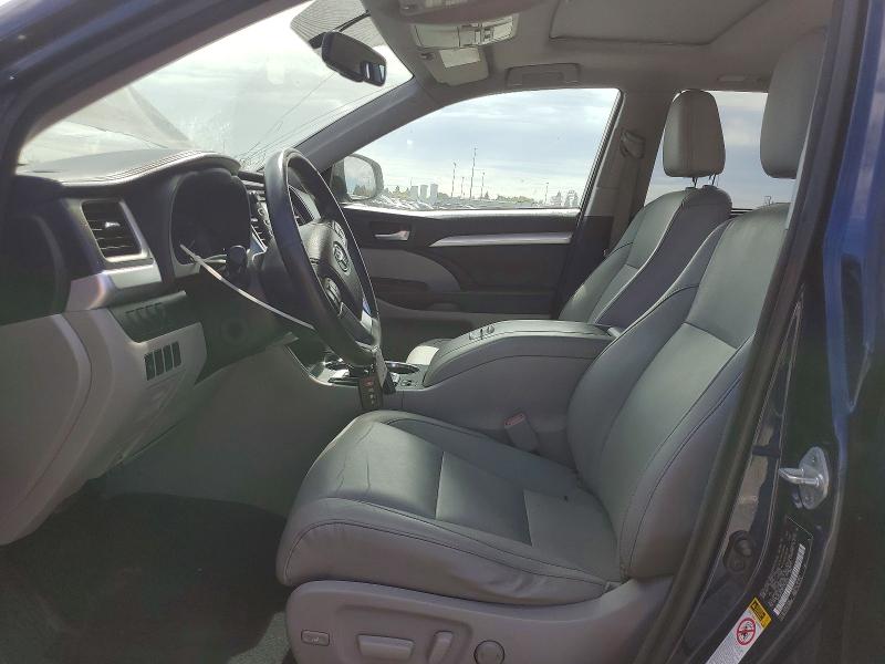 2015 Toyota Highlander VIN 5TDJKRFH6FS104613 COPART salvage auction — FRONT END, Ca - Dis/Dlr/Exp Only Clean Title (P), sold $5,600 on 2026-07-28 (photo 7)