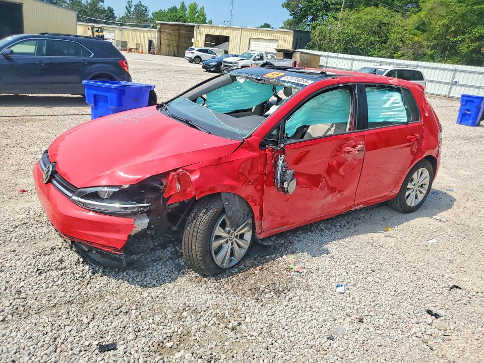 2018 Volkswagen Golf VIN 3VWG17AU5JM281004 COPART salvage auction — ALL OVER, Nc - Salvage Certificate Of Title, sold $425 on 2026-08-07 (photo 1)