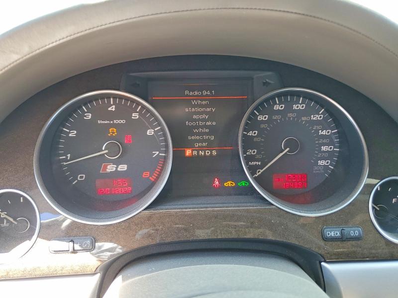2007 Audi S8 VIN WAUPN44E37N016877 COPART salvage auction — FRONT END, Wa - Vehicle Cert Of Ownership-Titl, sold $450 on 2026-07-30 (photo 9)