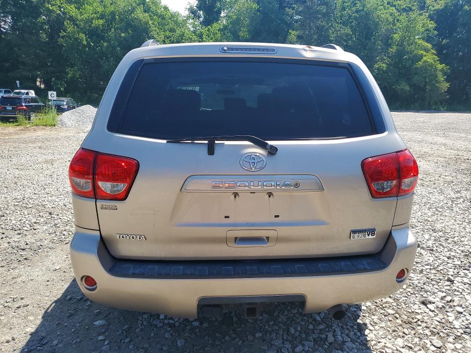 2008 Toyota Sequoia VIN 5TDBY64A98S010686 COPART salvage auction — MINOR DENT/SCRATCHES, Ct - Certificate Of Title (P), sold $3,400 on 2026-07-22 (photo 6)