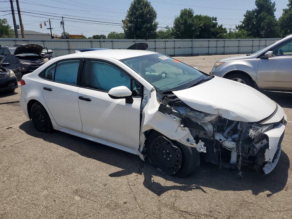 2021 Toyota Corolla VIN 5YFEPMAE6MP158860 COPART salvage auction — FRONT END, Oh - Cert Of Title-Salvage, sold $3,350 on 2026-07-15 (photo 4)