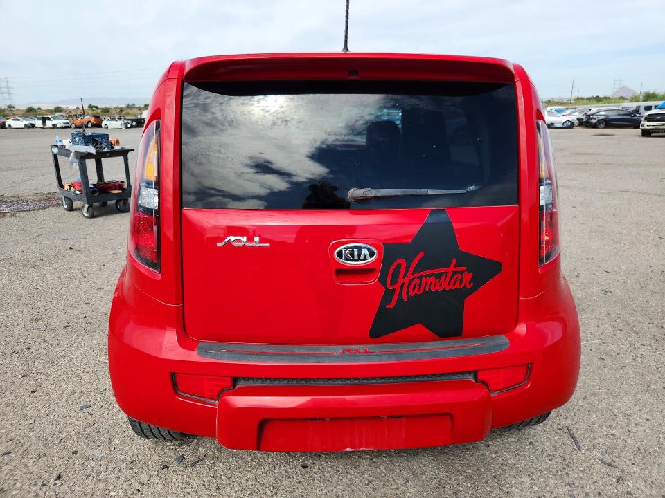 2011 Kia Soul VIN KNDJT2A23B7291501 COPART salvage auction — FRONT END, AZ - CERT OF TITLE - SALVAGE, sold $175 on 2026-07-17 (photo 6)