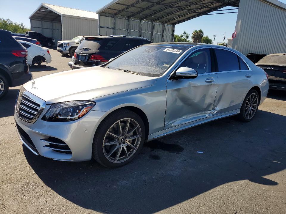 2019 Mercedes-benz S-klasse VIN WDDUG6GB7KA468043 COPART salvage auction — SIDE, Ca - Salvage Certificate, sold $15,500 on 2026-08-06 (photo 1)