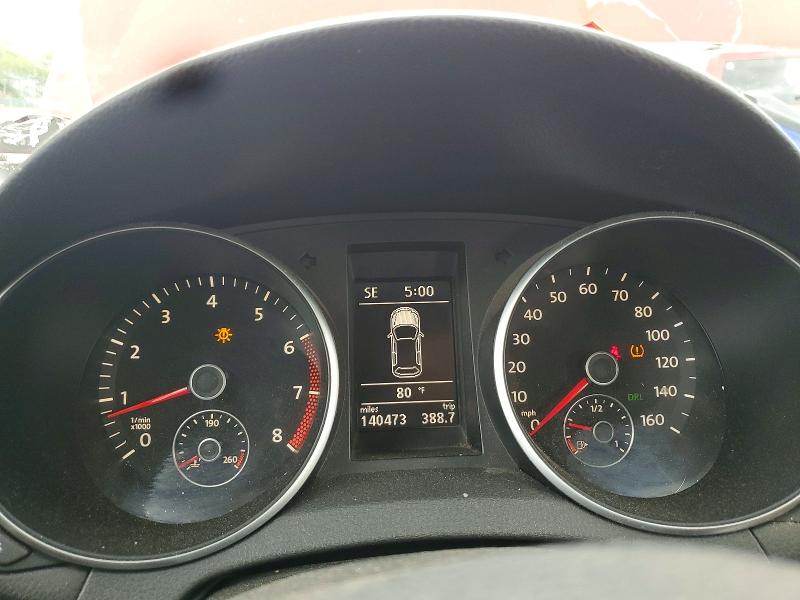 2010 Volkswagen Golf VIN WVWAB7AJ3AW121876 COPART salvage auction — FRONT END, PA - CERTIFICATE OF SALVAGE, sold $400 on 2026-08-12 (photo 9)