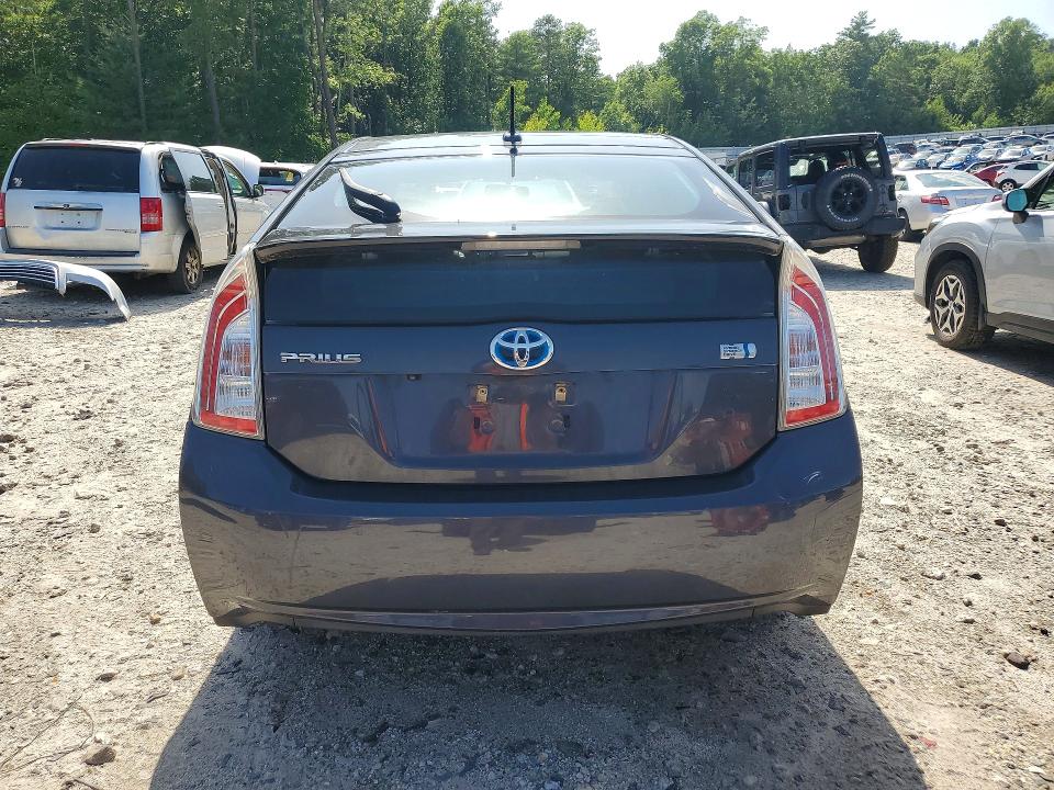 2015 Toyota Prius VIN JTDKN3DU8F1863706 COPART salvage auction — FRONT END, Ma - Cert Of Title-Reconstrctd Coll, sold $2,100 on 2026-07-15 (photo 6)