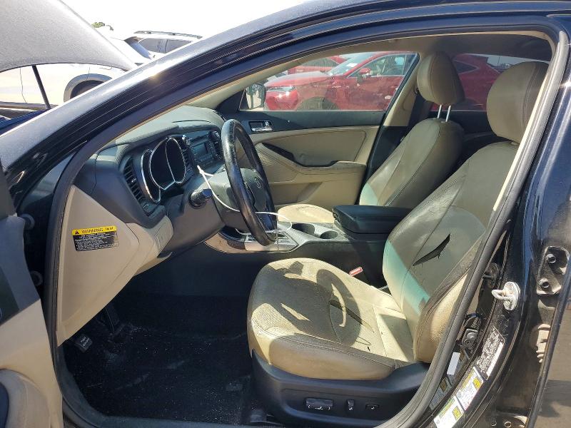 2012 Kia Optima VIN 5XXGN4A75CG075511 COPART salvage auction — FRONT END, Tx - Salvage Vehicle Title, sold $750 on 2026-07-31 (photo 7)