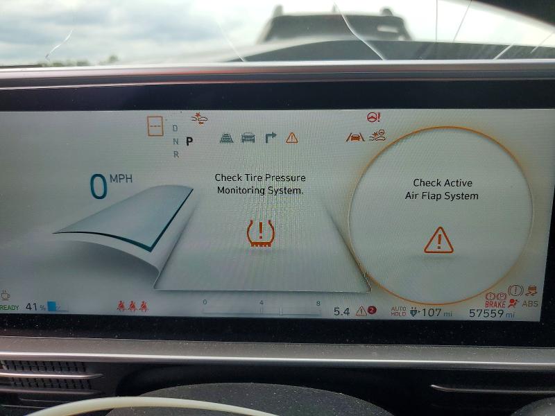2023 Hyundai Ioniq 6 VIN KMHM34AA3PA022842 COPART salvage auction — FRONT END, Va - Cert Of Title - Salvage, sold $4,200 on 2026-07-22 (photo 9)