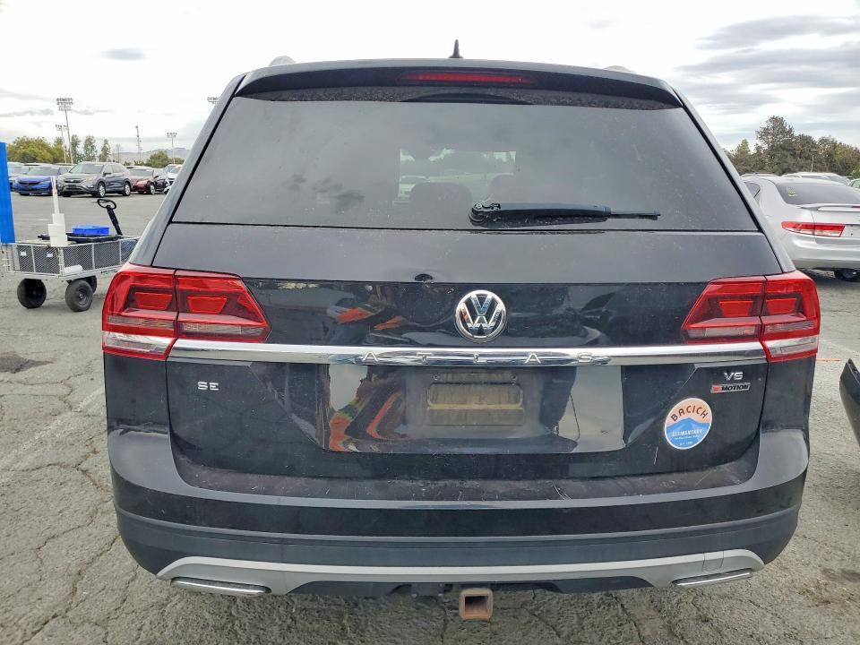 2018 Volkswagen Atlas VIN 1V2LR2CA8JC590028 COPART salvage auction — FRONT END, Ca - Salvage Certificate, sold $15 on 2026-07-24 (photo 6)