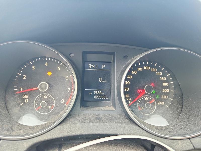 2011 Volkswagen Golf VIN WVWDA7AJ5BW332689 COPART salvage auction — FRONT END, ON - PERMIT NO BRAND - UNFIT, sold $975 on 2026-08-18 (photo 9)