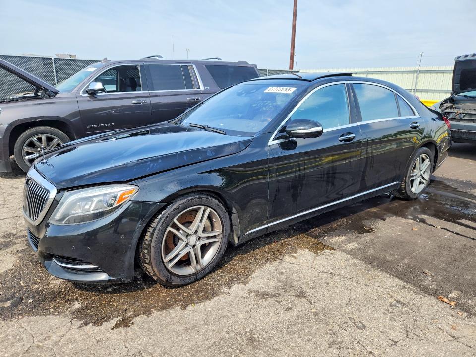 2016 Mercedes-benz S-klasse VIN WDDUG8FB8GA239858 COPART salvage auction — MINOR DENT/SCRATCHES, MI - CERTIFICATE OF TITLE (P), sold $8,800 on 2026-08-11 (photo 1)