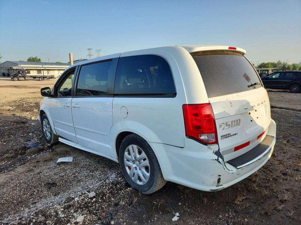 2016 Dodge Caravan VIN 2C4RDGBG7GR367928 COPART salvage auction — NORMAL WEAR, Il - Certificate Of Title, sold $550 on 2026-07-09 (photo 2)