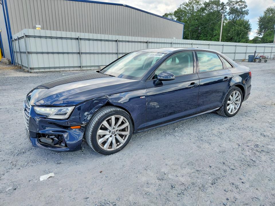 2018 Audi A4 VIN WAUKMAF45JA085648 COPART salvage auction — FRONT END, NC - SALVAGE CERTIFICATE OF TITLE, sold $6,200 on 2026-08-12 (photo 1)