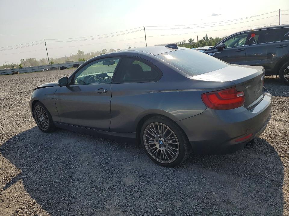 2015 BMW 2er VIN WBA1F7C54FVX95761 COPART salvage auction — FRONT END, On - Permit Salvage, sold $1,900 on 2026-08-18 (photo 2)