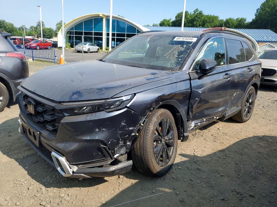 2025 Honda Cr-v VIN 7FARS6H9XSE004511 COPART salvage auction — SIDE, CT - CERT OF TITLE-SALVAGE, sold $9,200 on 2026-07-23 (photo 1)