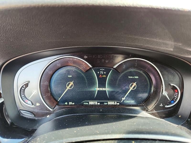 2018 BMW 5 series VIN WBAJA7C55JWC75489 COPART salvage auction — FRONT END, WV - CERTIFICATE OF TITLE (P), sold $7,400 on 2026-08-03 (photo 9)