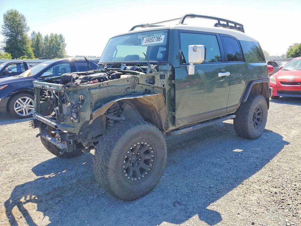 2014 Toyota Fj cruiser VIN JTEBU4BF9EK185033 COPART salvage auction — FRONT END, Wa - Bill Of Sale, sold $8,600 on 2026-07-13 (photo 1)
