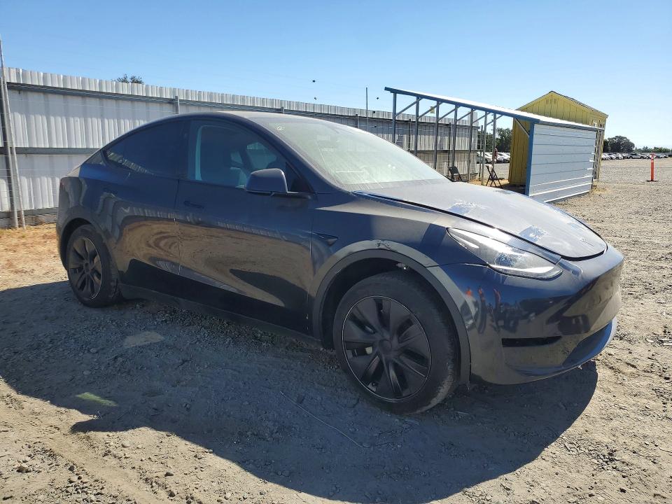 2025 Tesla Model y VIN 7SAYGDED2SF259629 COPART salvage auction — DAMAGE HISTORY, Ca - Salvage Certificate (P), sold $15,800 on 2026-07-28 (photo 4)