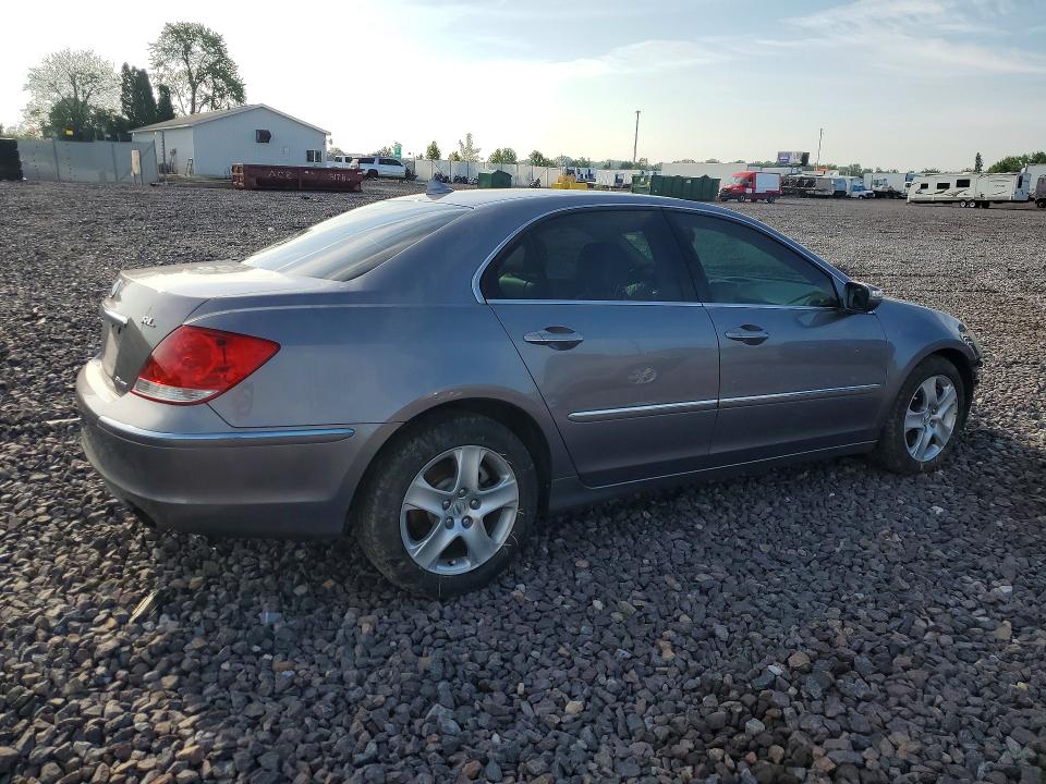 2005 Acura Rl VIN JH4KB16535C001238 COPART salvage auction — FRONT END, IN - CERT OF TITLE-SALVAGE TITLE (P), sold $175 on 2026-07-28 (photo 3)