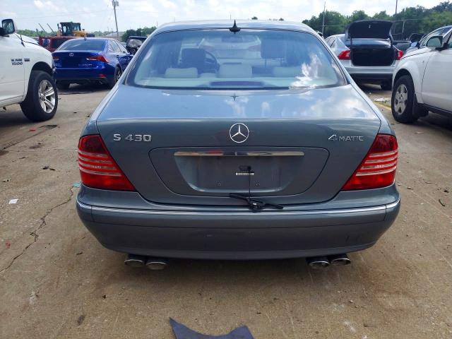 2004 Mercedes-benz S-klasse VIN WDBNG83J24A405103 COPART salvage auction — SIDE, KY - CERT OF TITLE-SALVAGE, sold $275 on 2026-07-22 (photo 6)