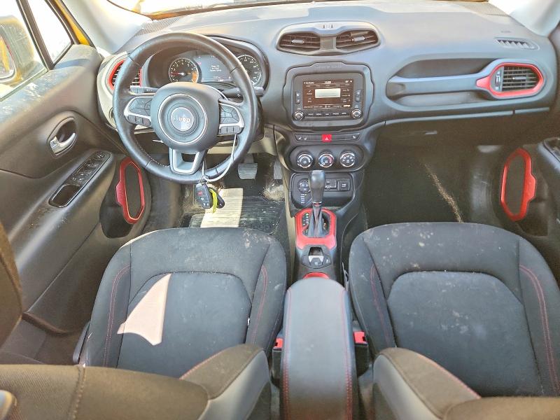 2017 Jeep Renegade VIN ZACCJBCB9HPE54546 COPART salvage auction — FRONT END, PA - CERTIFICATE OF SALVAGE, sold $100 on 2026-07-30 (photo 8)