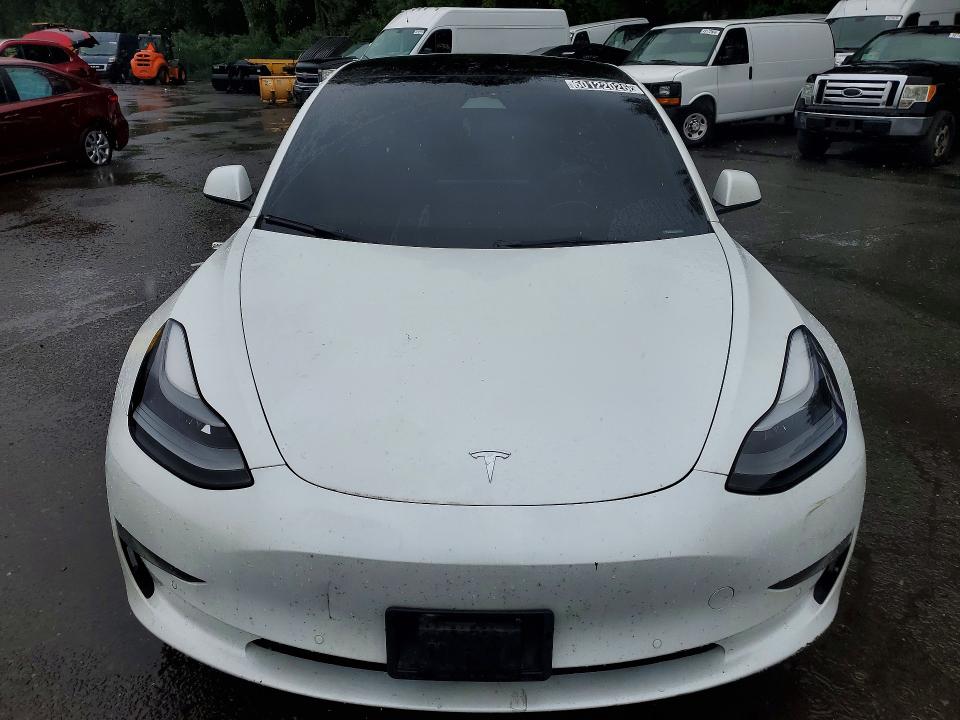 2022 Tesla Model 3 VIN 5YJ3E1EA3NF371152 COPART salvage auction — FRONT END, Ct - Certificate Of Title, sold $8,700 on 2026-07-20 (photo 5)