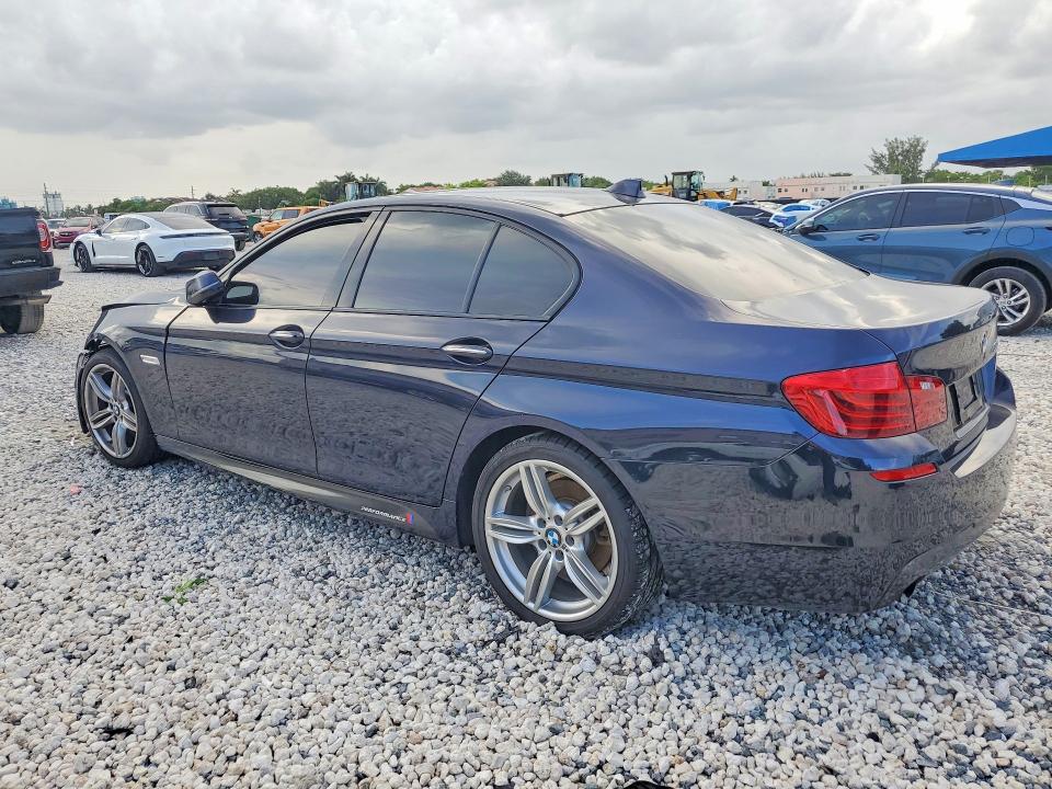 2014 BMW 5er VIN WBA5B1C52ED477636 COPART salvage auction — FRONT END, Salvage Title, sold $200 on 2026-07-31 (photo 2)