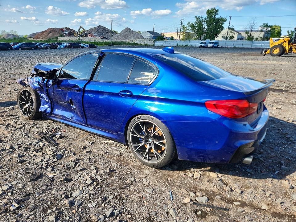 2019 BMW M5 VIN WBSJF0C59KB446979 COPART salvage auction — FRONT END, Ny - Mv-907A Salvage Certificate, sold $9,500 on 2026-08-04 (photo 2)