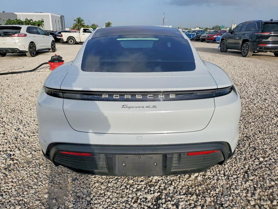 2020 Porsche Taycan VIN WP0AB2Y16LSA53949 COPART salvage auction — FRONT END, Fl - Cert Of Title Slvg Rebuildable, sold $21,700 on 2026-09-15 (photo 6)